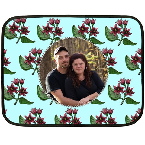 Floral Blanket By Suzie 35 x27  Blanket