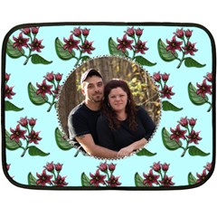 floral blanket - Fleece Blanket (Mini)