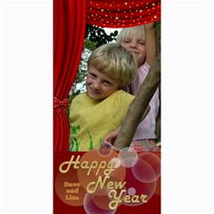 Happy New Year 4x8 Photo Card 2 (red)