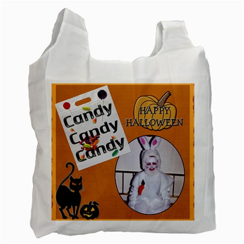 Halloween Candy Recycle Bag By Lil Front
