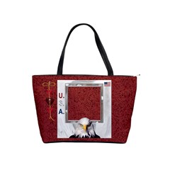 U.S.A. Classic Shoulder Handbag