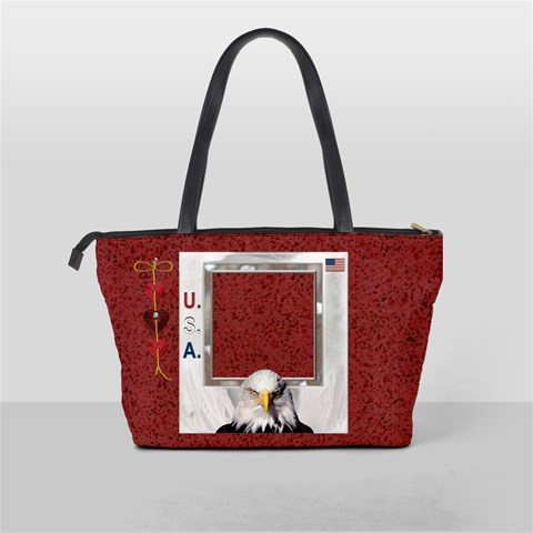 U S A  Classic Shoulder Handbag By Lil Back