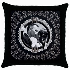 We Do Fancy Throw Pillow Case - Throw Pillow Case (Black)