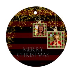 merry christmas - Ornament (Round)