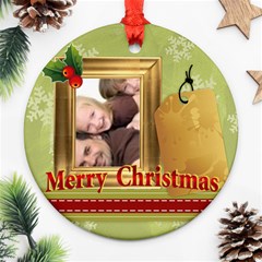 merry christmas - Ornament (Round)