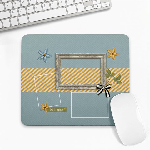 Mousepad: Be Happy By Jennyl Front