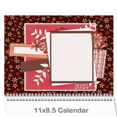 2025 Calendar - Family and Friends 3 - Wall Calendar 11  x 8.5  (12-Months)