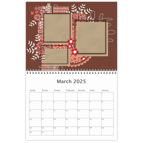 2025 Calendar Mar 2025