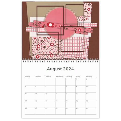 2024 Calendar Aug 2024