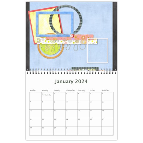 2024 Calendar Jan 2024