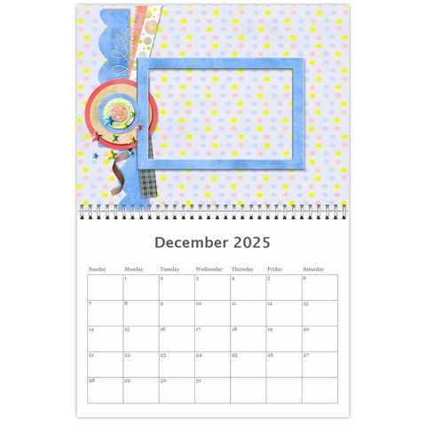 2025 Calendar Dec 2025