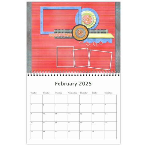 2025 Calendar Feb 2025