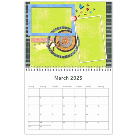 2025 Calendar Mar 2025