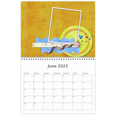 2025 Calendar Jun 2025