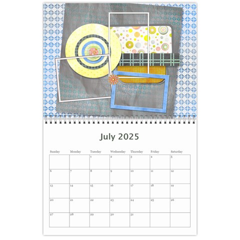 2025 Calendar Jul 2025