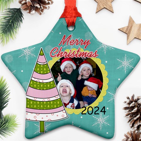 2024 Star Ornament 2 Front