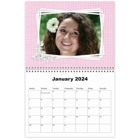My Girl 2024 (any Year) Calendar By Deborah Jan 2024
