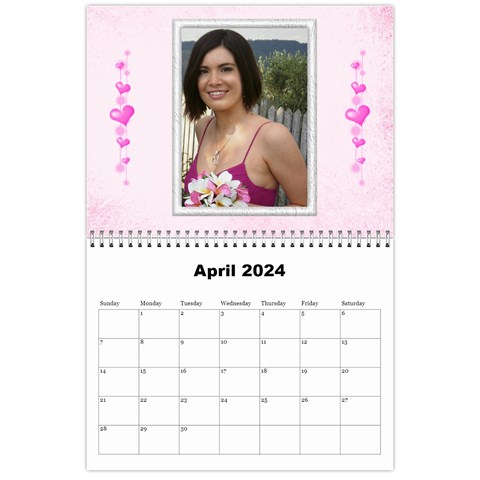 My Girl 2024 (any Year) Calendar By Deborah Apr 2024