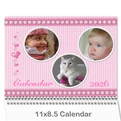 Happy Pink 2026 (any Year) Calendar - Wall Calendar 11 x 8.5 (12-Months) Happy Pink 2026 (any Year) Calendar - Wall Calendar 11 x 8.5 (12-Months)