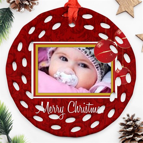 Merry Christmas By Wood Johnson Front