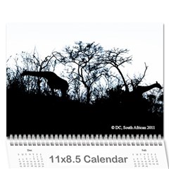 South African - Wall Calendar 11  x 8.5  (12-Months)