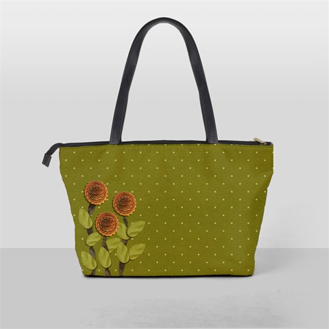 Shoulder Handbag: 3flowers By Jennyl Back