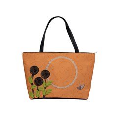 Shoulder Handbag: 3Flowers 2 - Classic Shoulder Handbag Shoulder Handbag: 3Flowers 2 - Classic Shoulder Handbag