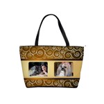 Regal Gold Shoulder Bag - Classic Shoulder Handbag