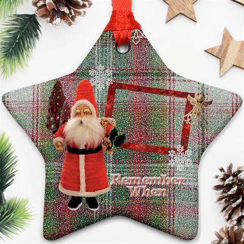 Santa Remember When 2024 Ornament 23 By Ellan Front