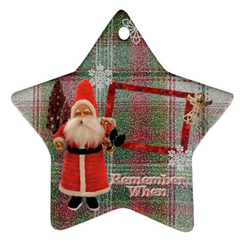 Santa Remember When 2023 Ornament 23 By Ellan Front