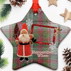 Santa Remember when 2024 ornament 23 - Ornament (Star)