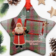 Santa Remember when 2023 ornament 23 - Ornament (Star)