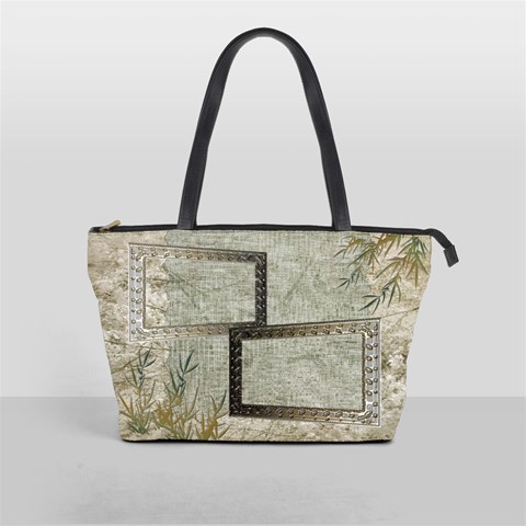 Neutral Shadow Frame Classic Shoulder Bag By Ellan Front