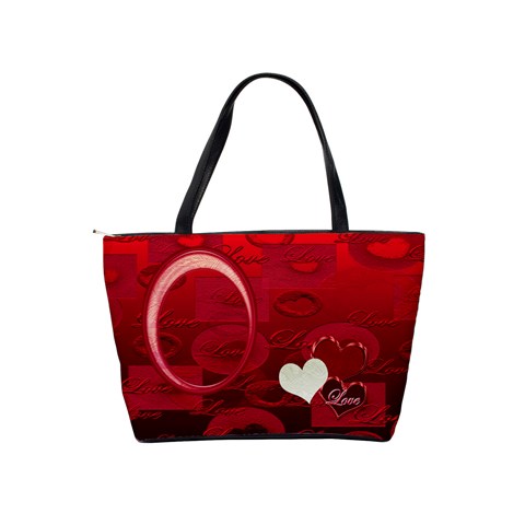 Love Red Classic Shoulder Bag By Ellan Back
