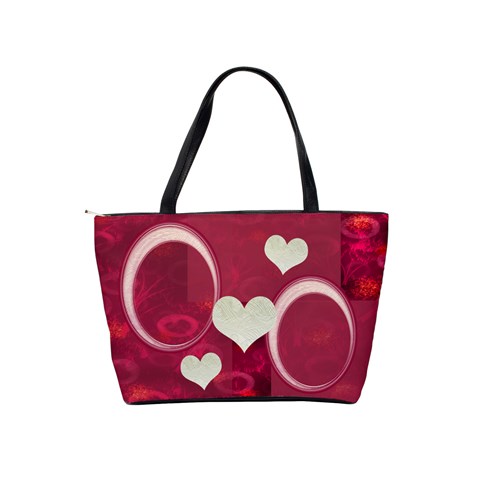 I Heart You Pink Classic Shoulder Bag By Ellan Back