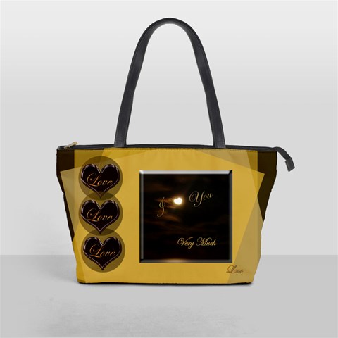 I Heart You Love Classic Shoulder Bag By Ellan Front