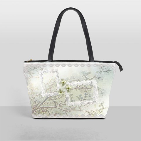 Wedding Love White Frill Classic Shoulder Bag By Ellan Front