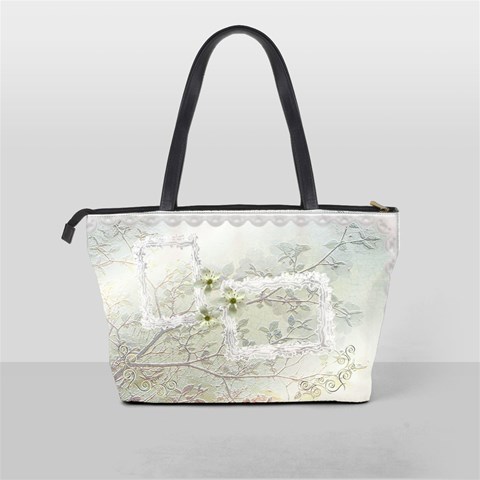 Wedding Love White Frill Classic Shoulder Bag By Ellan Back