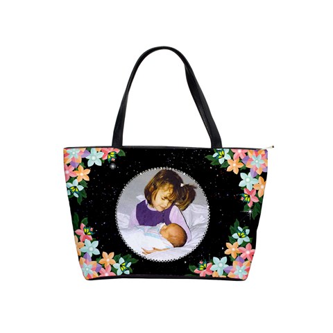Flower And Diamond Shoulder Handbag By Kim Blair Front