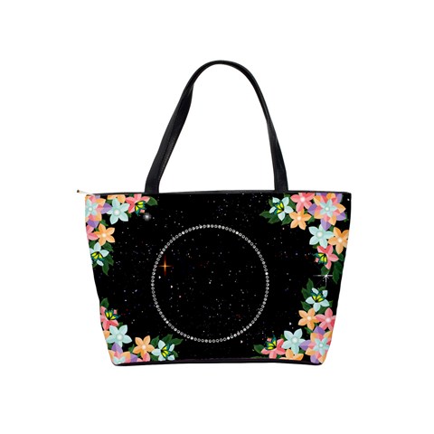 Flower And Diamond Shoulder Handbag By Kim Blair Back