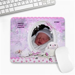 janelle mouse pad - Large Mousepad