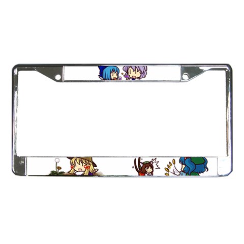 Touhou Liscense Plate Cover By Ky Front