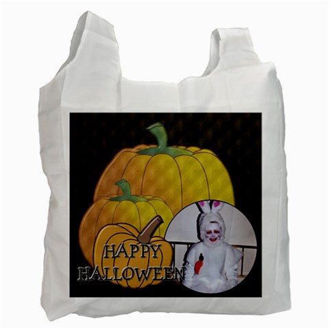 Happy Halloween Recycle Bag By Lil Front