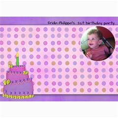 irida birthday wish card - 5  x 7  Photo Cards