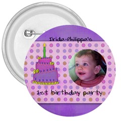 irida birthday button - 3  Button