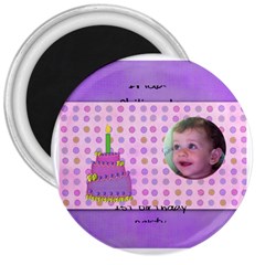 irida birthday magnet - 3  Magnet