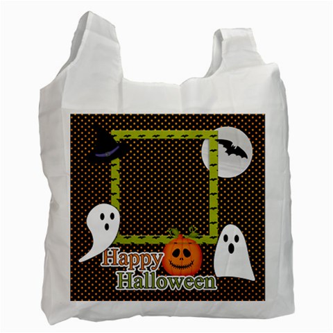 Recycle Bag (one Side): Halloween13 By Jennyl Front