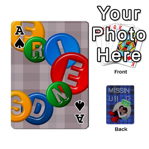 Ace Tzip Cards By Esti Kaufman Front - SpadeA