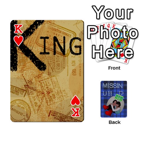 King Tzip Cards By Esti Kaufman Front - HeartK