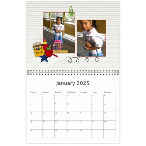 Calendar: Back To School (any Year) By Jennyl Jan 2025